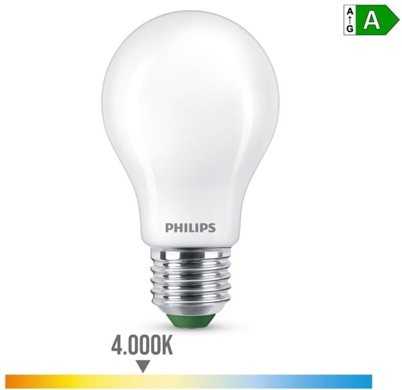 PHILIPS Ultra Efficient LED Classic Bulb 5,2 W 1095 lm E27 4000 K 6 x 10,4 cm