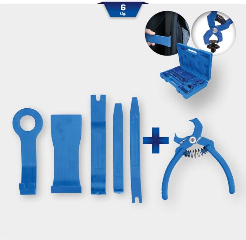 Brilliant Tools - Zierleistenkeile-Polster-Satz, 6-tlg