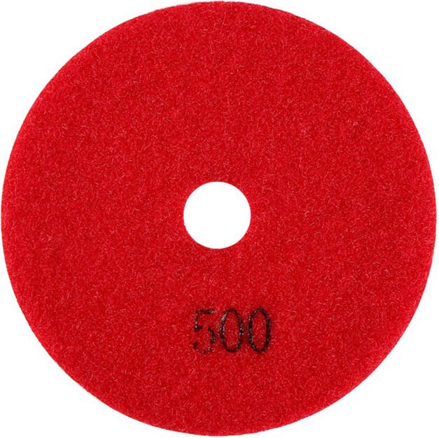 100 mm (4") Nass-Diamantpolierscheibe für Granit, Marmor und Stein (500er Körnung)