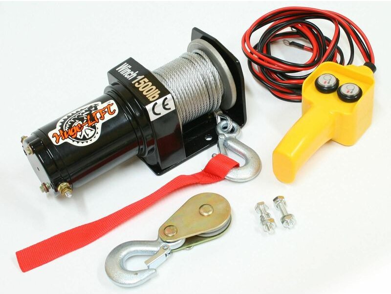 Var-p1500-1 12V seilwinde atv quad forst offroad winde kabelfernbedienung 680/1360KG winde - Varan Motors