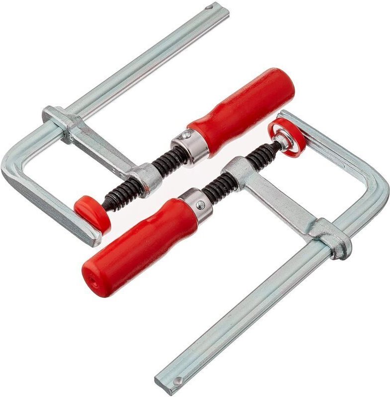 2-teilige Führungsschienenklemme 160x60mm für Führungsschienensysteme, 220 kg Klemmkraft