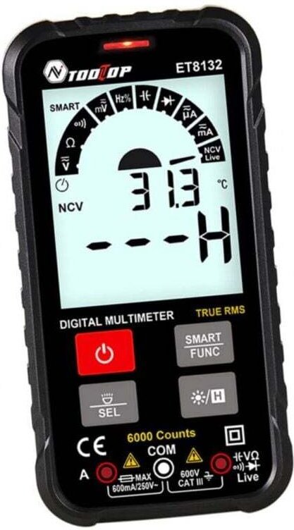 Multimètre Numérique Intelligent Testeur de Mesure Équipement Outil PC avec Gel de Silice