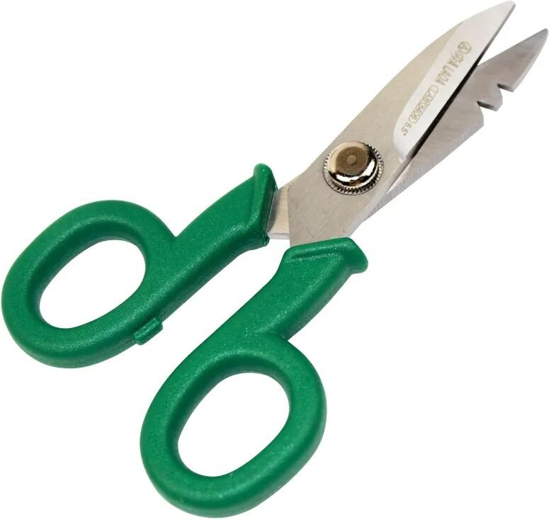 Elektrikerschere und Kabelabisolierer 2 in 1, Mehrzweckschere für Heimelektriker, Schnittscherenwerkzeuge 146 × 76 mm, M...