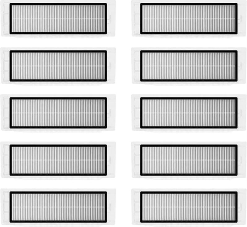 10 Stück HEPA-Filter für Xiaomi Roborock S6 S5 MAX S60 S65 S5 S50 S55 E25 E35 Staubsauger (1 Generation)