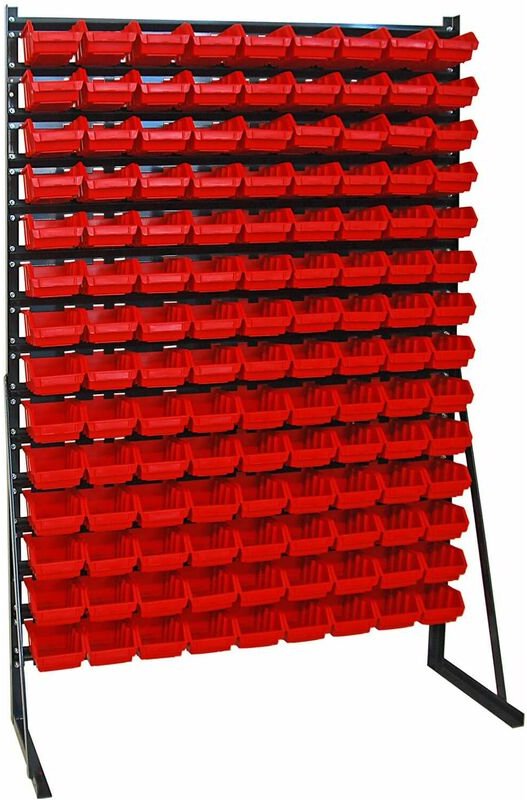 ADB Lagerregal Kleinteilemagazin Werkstatt Lager Box Regal Stapelboxen 126 tlg