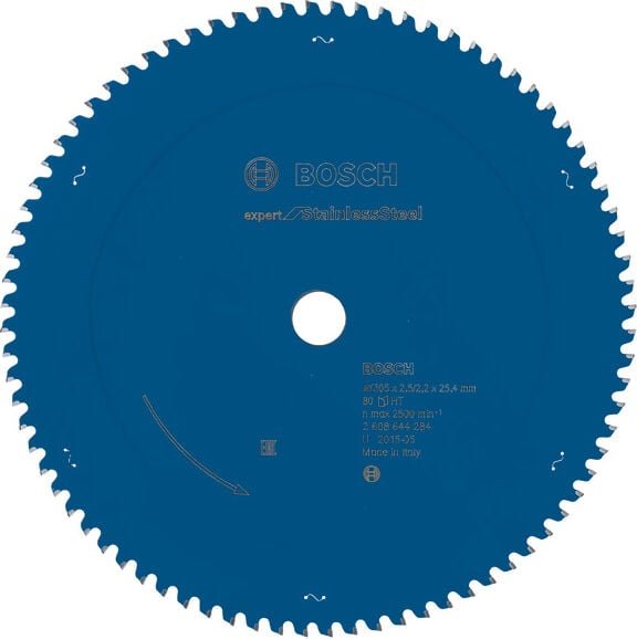 Kreissägeblatt Expert for Stainless Steel, 305 x 25,4 x 2,5 x 80 - Bosch