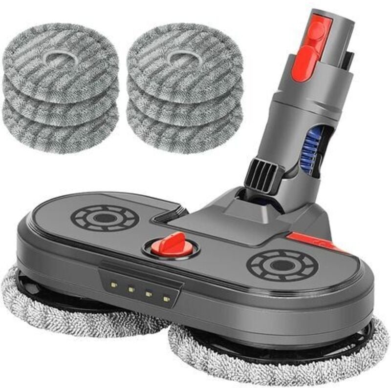 Accessoire vadrouille électrique pour Dyson V15 V11 V10 V8 V7, accessoire vadrouille avec réservoir d'eau intégré, lumiè...