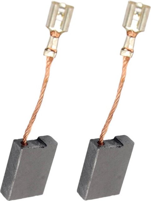 Trade-shop - 2x Motorkohlen Kohlebürsten Schleifkohlen 6x16x25mm kompatibel mit Black & Decker kg 2000, kg 2001, kg 2023...