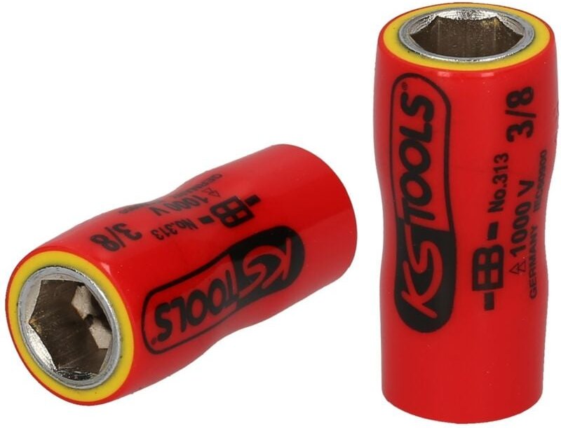 1/4' Stecknuss mit Schutzisolierung, 3/8'