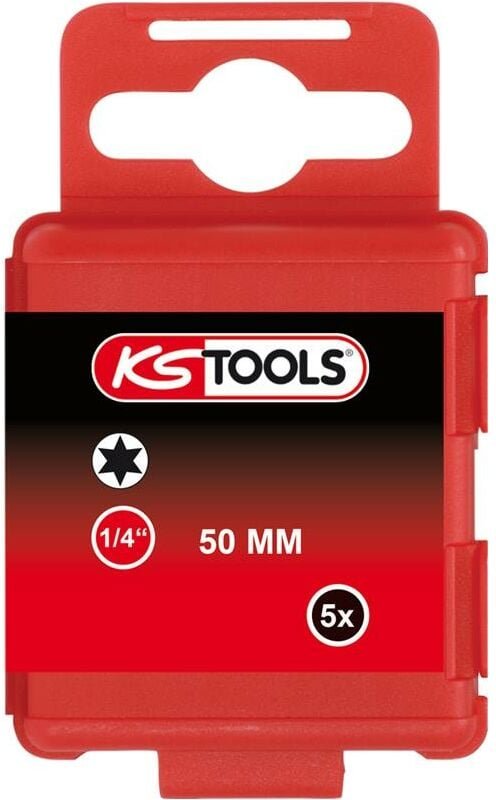 1/4' Bit Torx, 50mm, T8, 5er Pack