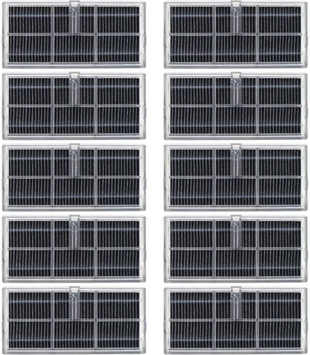 Staubsauger-Ersatz für Bot X40 /X40 Pro/Ultra, waschbare HEPA-Filter – 10 Stück