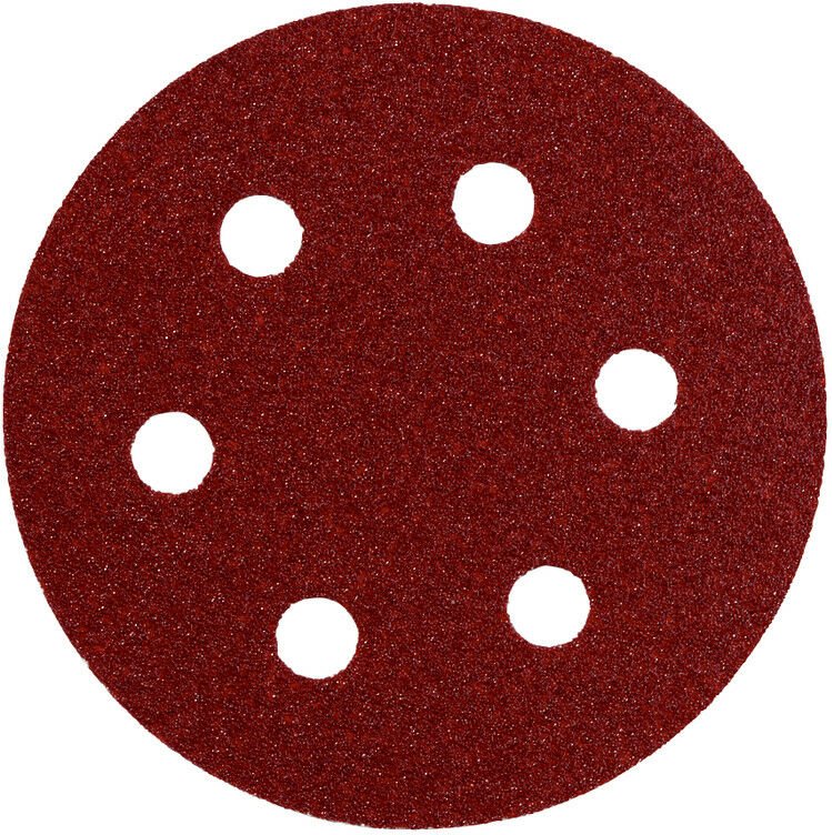 25 Haftschleifblätter, 80 mm, p 60, Serie professional, für Holz und Metall, für Exzenterschleifer (624052000) - Metabo