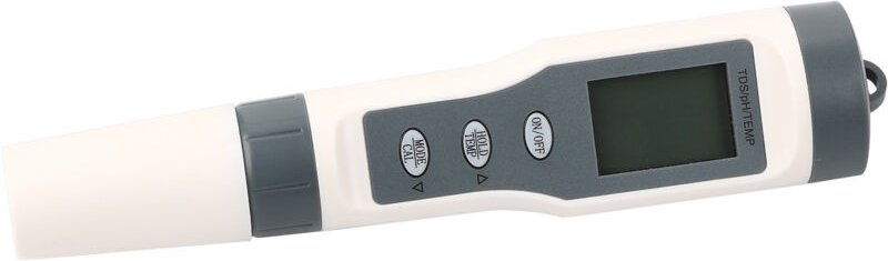 Tragbarer 3-in-1-Digital-Wassertester – pH-Wert, TDS, Temperatur – Wasserreinheits-Teststift mit großem LCD-Display, ABS...