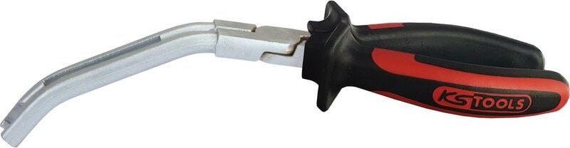 Glühkerzenstecker-Zange, abgewinkelt, 235mm