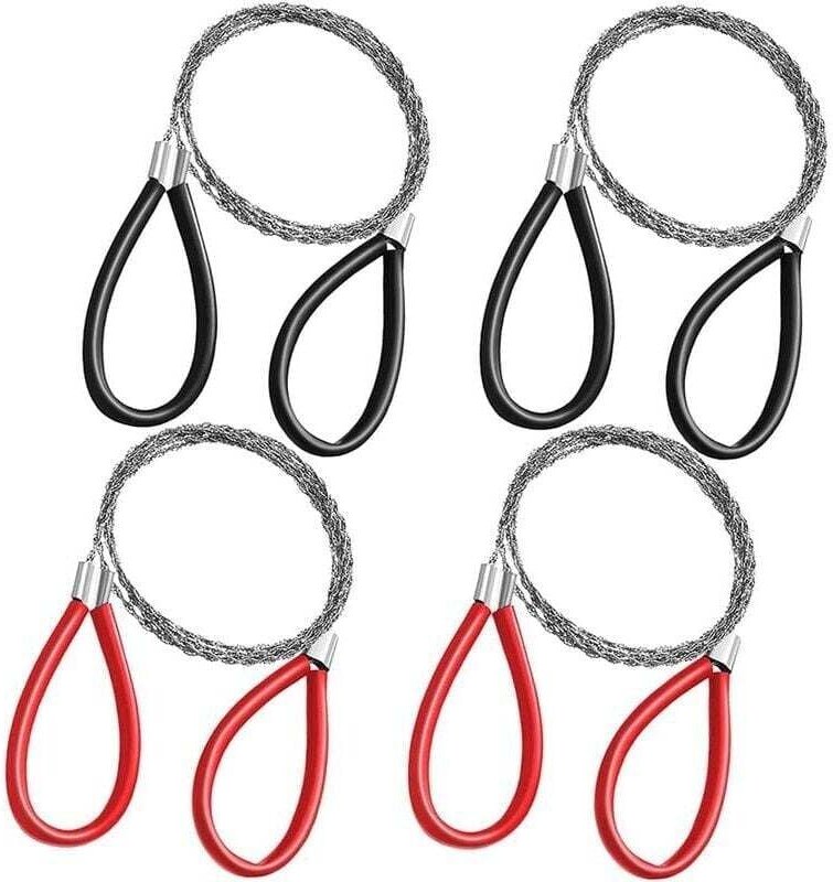 4-teiliger Rohrschneider, Edelstahl-Drahtsäge, Metalldrahtsäge, Handsäge, Taschenseilsäge, PVC-Rohrschneidewerkzeug für ...