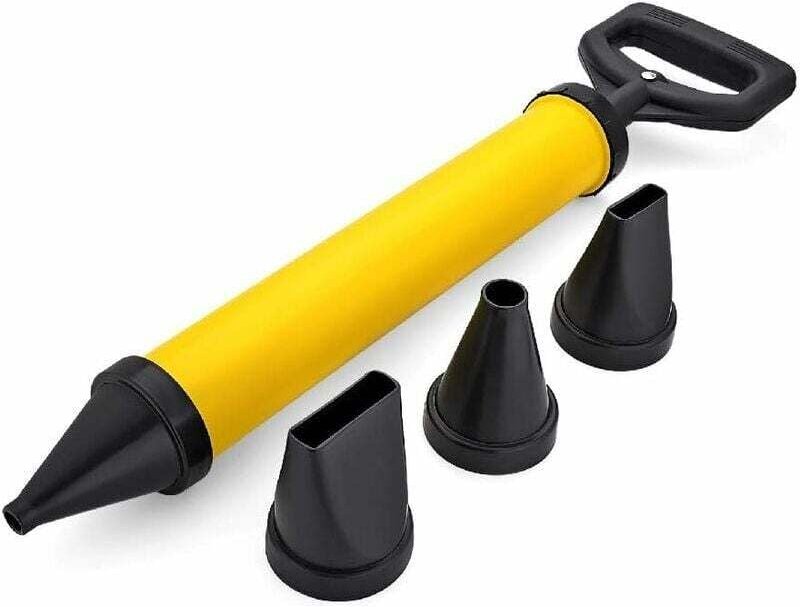 Zementkartuschenpistole Kalkmörtelpumpe Manueller Mörtelsprüher 4 verschiedene Düsen