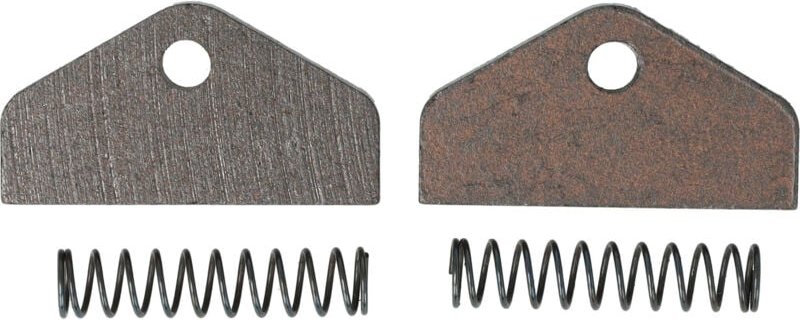 vhbw 2x Kohlebürste Ersatz für Miele 1454591, 4490382, 6597490 5007, M1454591 für Trockner, Kondenstrockner + Feder