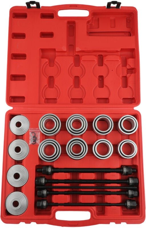 Maxpeedingrods - Silentlager Abzieher Werkzeug Buchsen Druckhülsen Set Montage Demontage 28-tlg