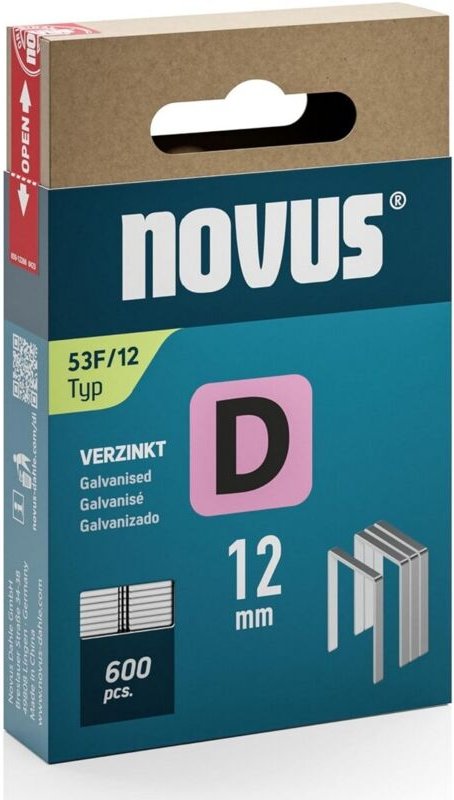 Flachdrahtklammer d Typ 53 f B11,3xL12mm Drahtbreite 1,25 mm