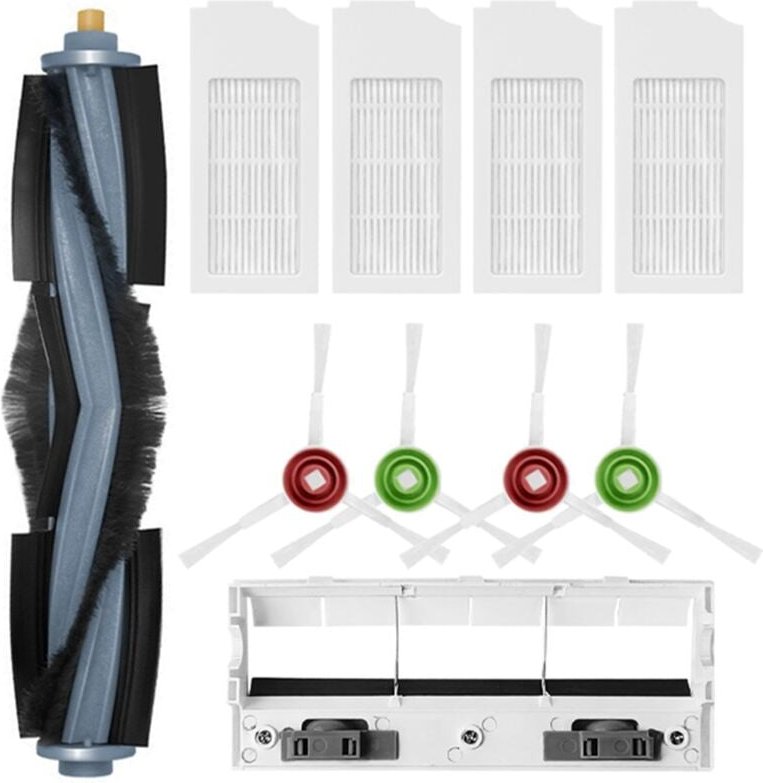 ZubehöR Teile für T10 turbo Roboter Vakuum Staubsauger Zur Reinigung Haupt BüRste Reinigen Seiten Rollen Hepa Filter
