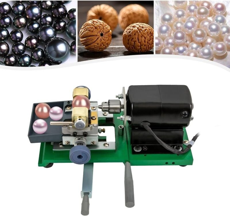 Profi Perlen Bohrmaschine, 220v Bernstein Schmuck Bohrung Bohrer Lochmaschine, 1500rpm Profi Perlen Bohrmaschine, Mit Ei...