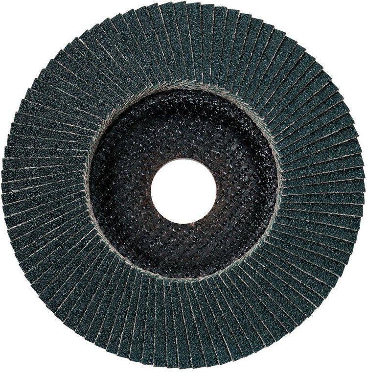 Metabo Lamellenschleifteller 178 mm P 120, Zirkonkorund, Stahl, Edelstahl, gewölbte Ausführung 10 Stk