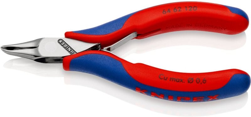 Thumbnail - Knipex - 64 62 120 Elektronik- u. Feinmechanik Schrägschneider mit Facette 120 mm