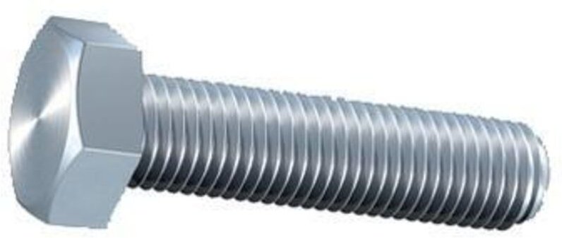 Ultima Metallschraube Klasse 8.8 Verzinkt Weiß 10x35mm