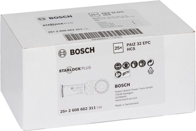 Bosch - hcs Tauchsägeblatt paiz 32 epc, Wood, 60 x 32 mm StarlockPlus