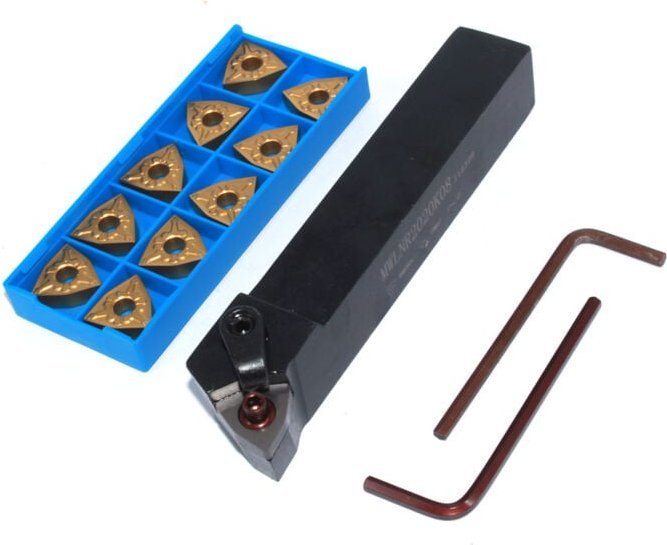 Drehwerkzeug MWLNR2020K08 Spannzangenbohrstange + WNMG080404, Drehwerkzeughalter, Legierungseinsatz