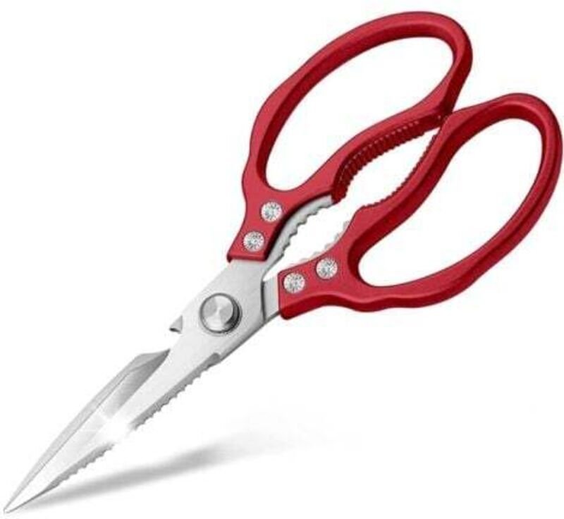 Küchenschere, Multifunktionale Küchenschere aus Edelstahl, Robust, Scharf, Schere für Huhn, Geflügel, Fisch, Fleisch, Ge...