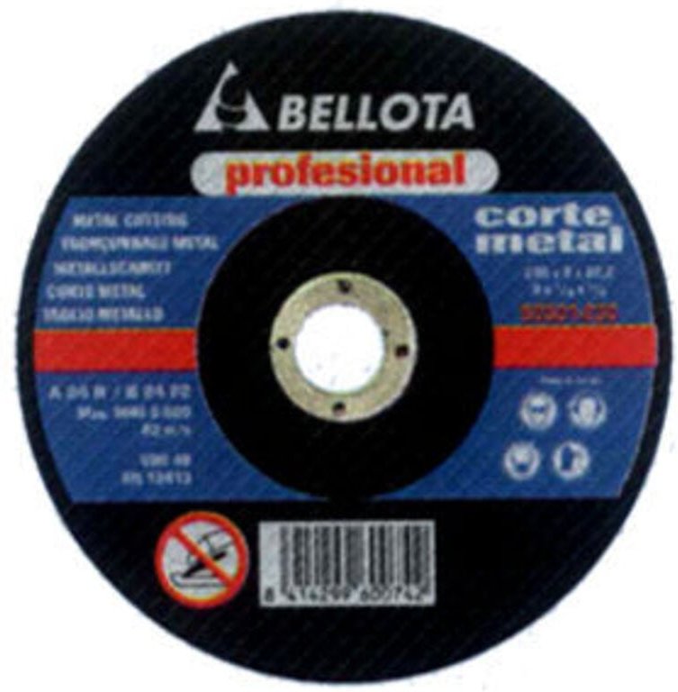 Bellota - acorn Disc 50301-115x22,2x3,0 mm Professionelle Edelstahl-Trennscheibe