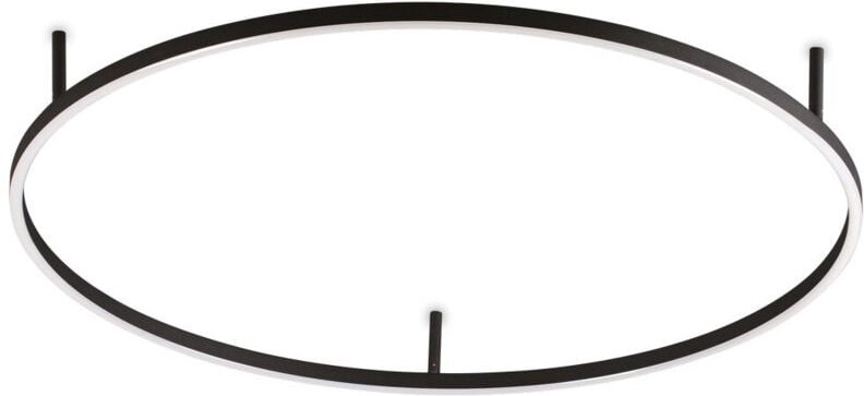 Ideal Lux ORACLE Ringintegriertes LED Halbbündiges Licht Schwarz 90cm 3000K