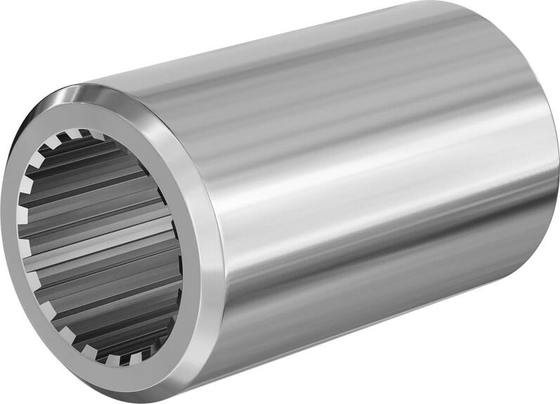 Wiltec - Zapfwellen Buchse D-Typ 80 mm für Vielkeilwelle PTO-Shaft mit 1 3/8' Z21 21 Nuten Traktor Anbaugerät