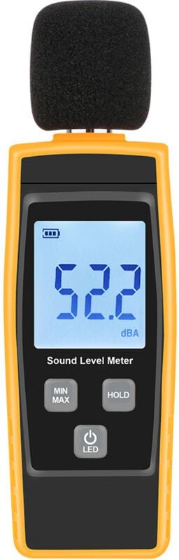 Noise Tester (Dezibel-Messgerät) Dezibel-Messgerät Schallpegelmesser, 30 dB (A) bis 130 dB (A), LCD-Geräusch-Dezibel-Mes...