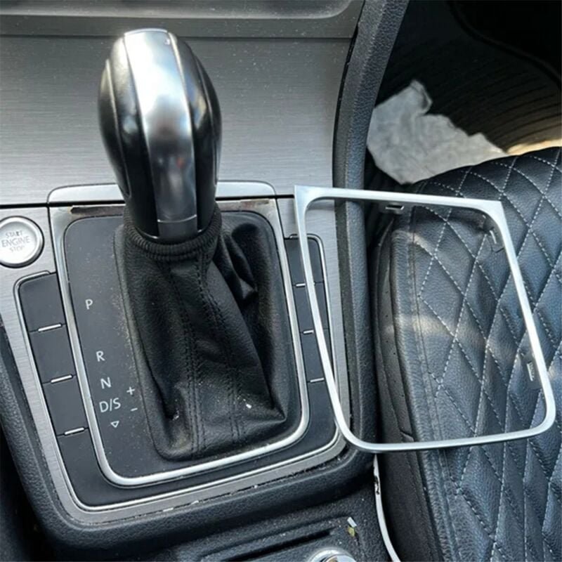 Tlily - 5GG713203A Auto--Schaltrahmenhalterung, Kreis, AT-Schaltknauf, Rahmenverkleidung für Golf 7 7,5 r 2008-2013, lhd