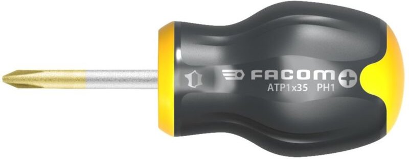 Protwist-Schraubendreher für Phillips ph 1x25 Phillips-Schrauben – Facom kurze Klinge – ATP1X25