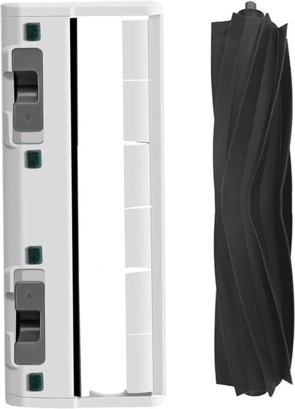 Brosse principale en caoutchouc pour aspirateurs Ecovacs, brosse en caoutchouc blanche pour les modèles OZMO séries T20,...