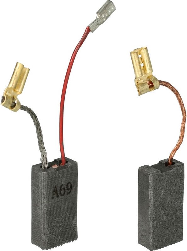 Vhbw - 2x Kohlebürste 23 x 12,3 x 6,2 mm kompatibel mit Bosch gbh 5 dce, 38, 5-40 de, 5-40 dce, 5-38 d Elektrowerkzeug, ...