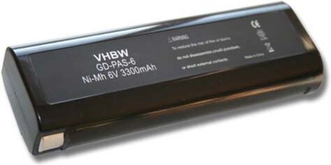 Vhbw - Akku kompatibel mit Paslode Impulse IM350 Nail Gun, IM45 cw, IM45GN, IM50 F18 Elektrowerkzeug (3300 mAh, NiMH, 6 ...