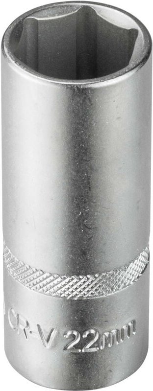 Stecknuss Sechskant 22mm 6 Kant 1/2' lang (cr-v)