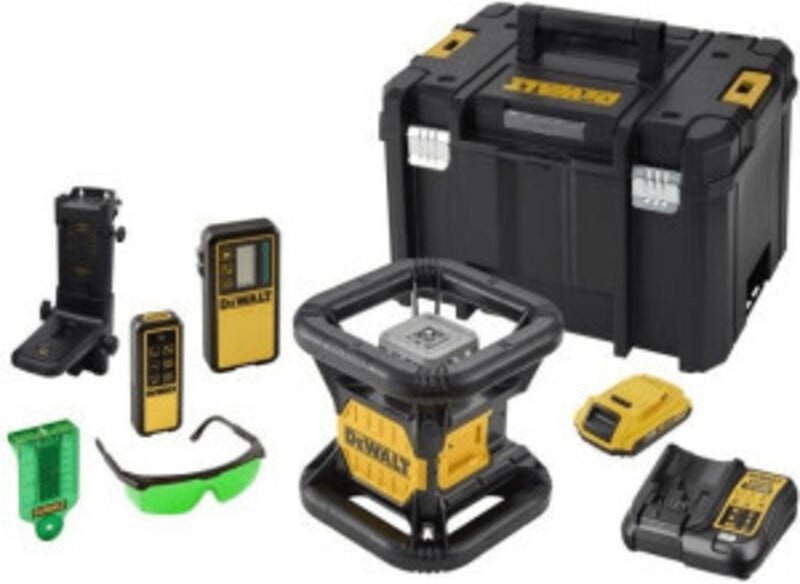 Dewalt - vollautomatischer Rotationslaser 18V DCE079D1G-QW im Set in t-stak Box
