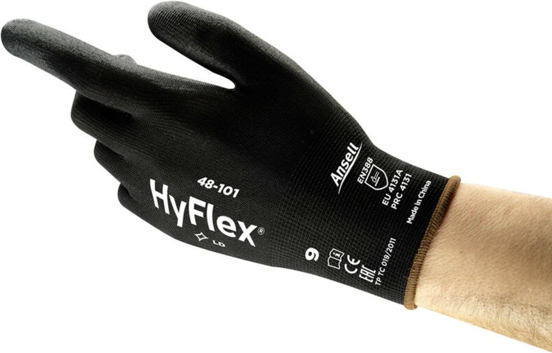 Thumbnail - HyFlex® 48101070 Nylon Arbeitshandschuh Größe (Handschuhe): 7 en 388:2016, en 420-2003, en 21 - Ansell