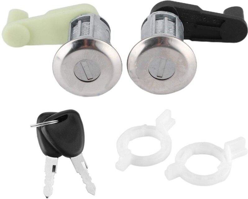 Ej.life - Türschlosszylinder, Links Rechts Schloss, Paar Türschloss Zylinder Kit mit Schlüssel 7701468981 Passend für Me...