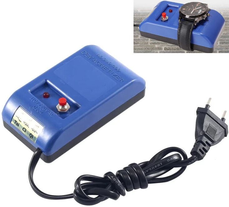 Professioneller Uhrenentmagnetisierer, Uhrenentmagnetisierer, Quarzuhr-Reparaturwerkzeug, Magnetisierer-Entmagnetisierer...