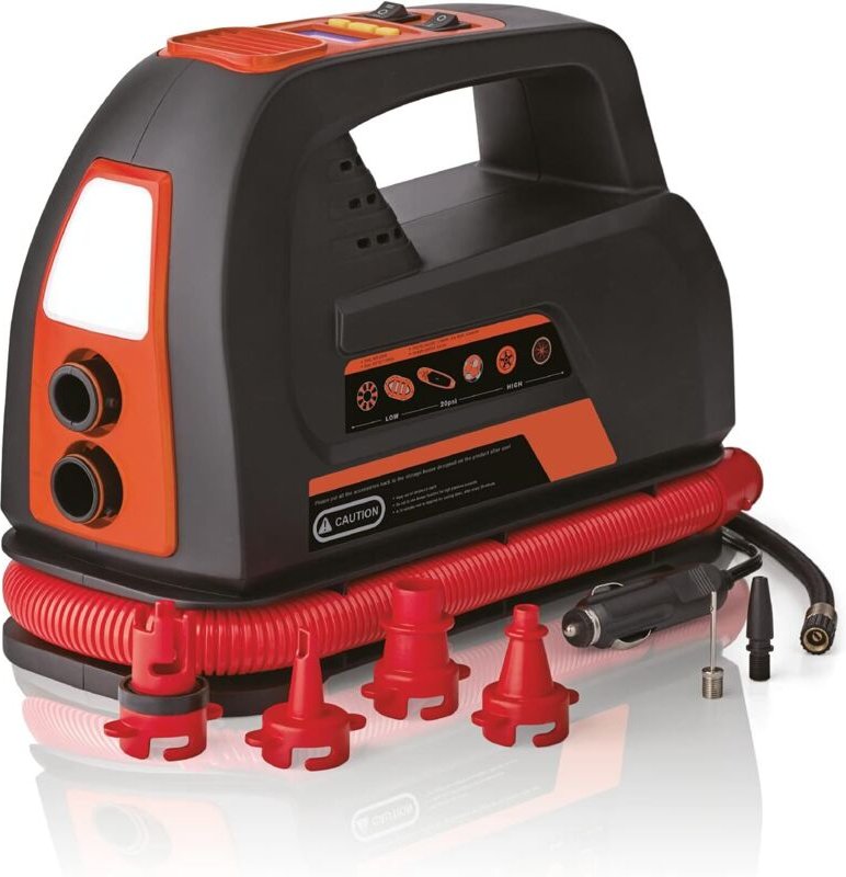 Pompe à air électrique SUP haute tension 100 PSI 12V DC avec système de refroidissement affichage numérique pour planche...