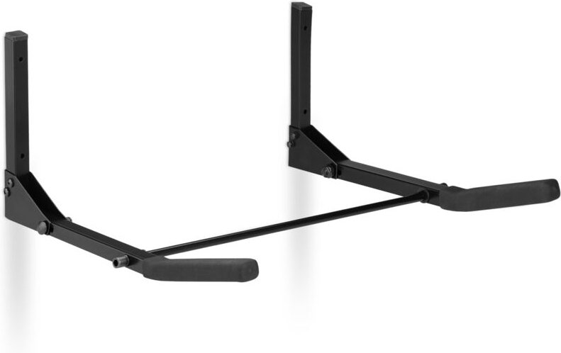 Thumbnail - Relaxdays - 4 x Fahrrad Wandhalterung, klappbar, Radaufhängung, Tragkraft 30 kg, Radhalter HxBxT 19,5 x 44 x 47 cm, schw...