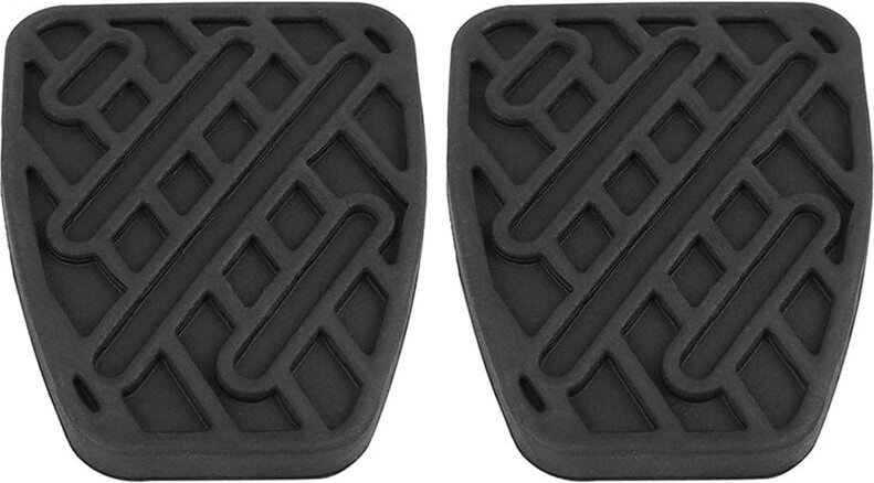 2 Stück 46531JD00A Schwarze Gummi-Brems- und Kupplungspedalbeläge Passend für 2007 2008 2009 2010 2011 2012-2016