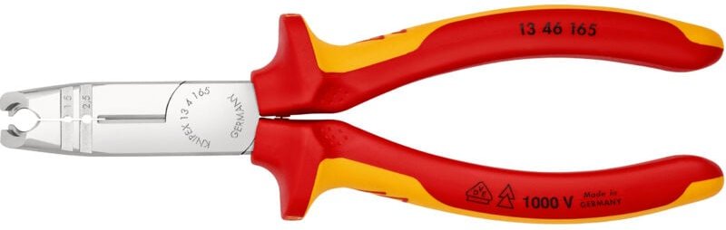 Knipex - 13 46 165 Abmantelungszange isoliert Mehrko. vde verch. 165 mm