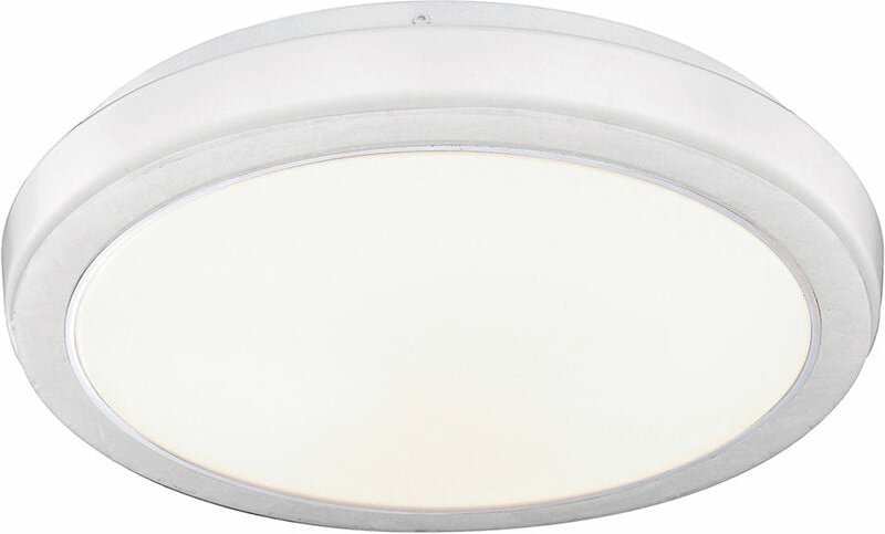 Deckenleuchte Küchenlampe marmoriert led Deckenlampe weiß, 12W 1150lm warmweiß, DxH 33,5 x 9,5 cm